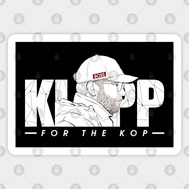 Klopp For The Kop Magnet by cattafound